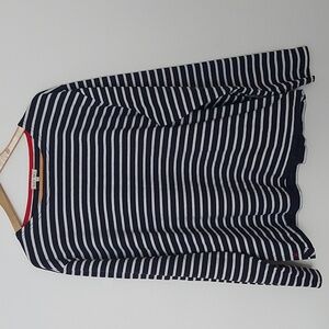 Alex Mill Navy and White Striped 100% Cotton Nautical Sweater Size XXL